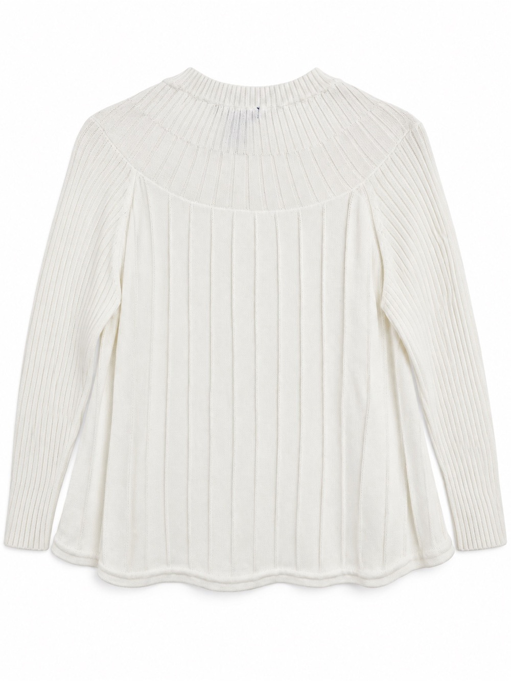 Willi Smith White Ribbed Button-Front Cardigan - Picture 3 of 4